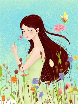 《簪花仕女图》